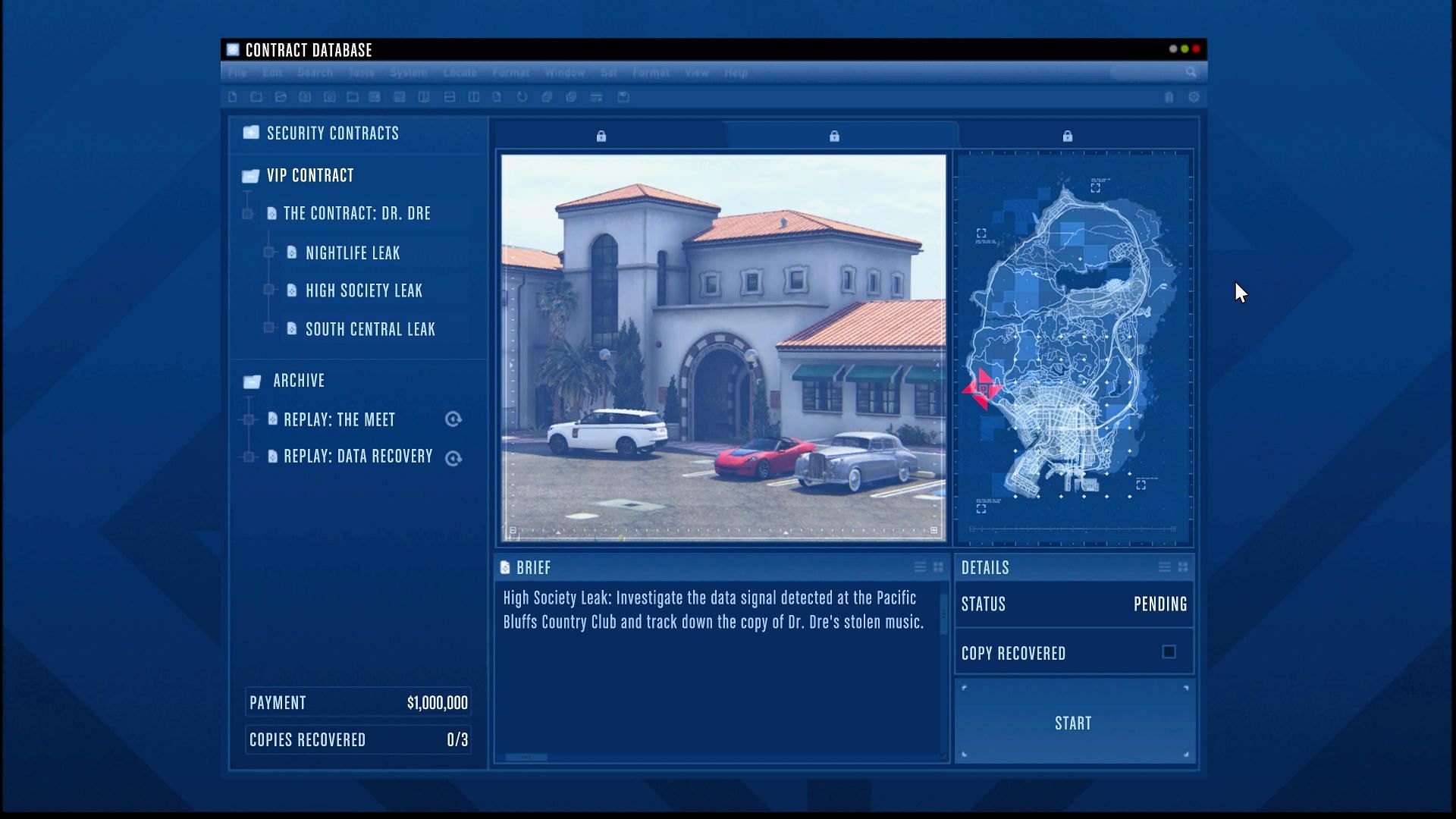 The Contract: Dr. Dre is the Data Leaks campaign itself (Image via Rockstar Games)